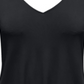 JM Collection Women's Tie Front Top Black Size Large