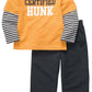 Carter's Toddler Boy's Certified Hunk Stripe Pants Set Yellow  Size 3T