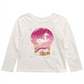 Epic Threads Little Girl's Unicorn Snow Globe T-Shirt White Size 6