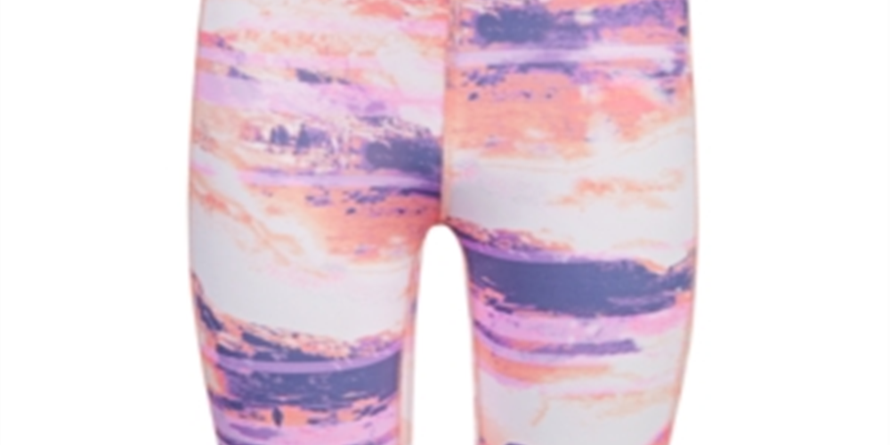 Ideology Toddler Girl's Desert Print Caged Capri Leggings Purple Size 3T