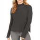 Style & Co Women's Mockneck Sweater Black Size X-Large