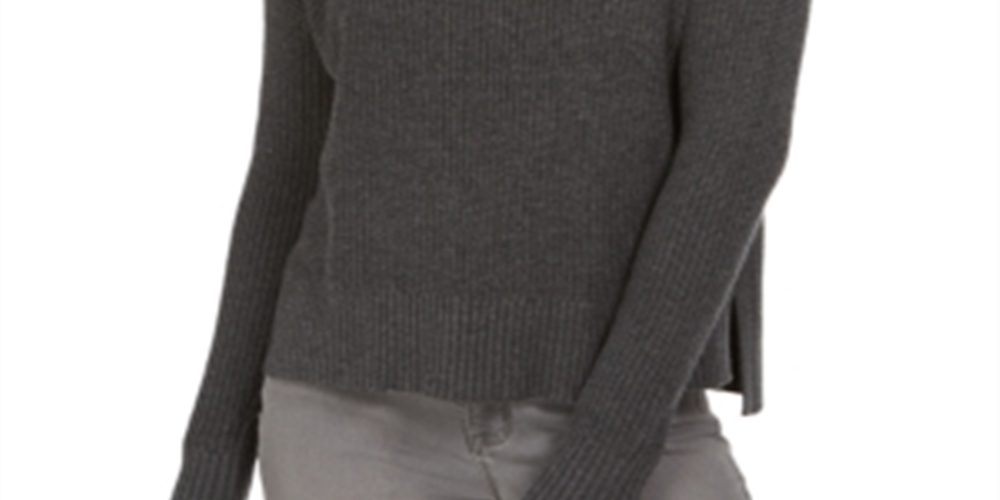 Style & Co Women's Mockneck Sweater Black Size X-Large