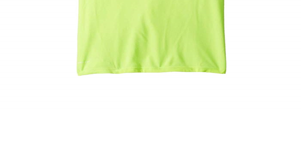 Nike Big Boy's Swoosh Print T-Shirt Neon Green Size S
