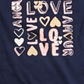 Epic Threads Little Girl's Love T-Shirt - Peacoat Blue Size 6