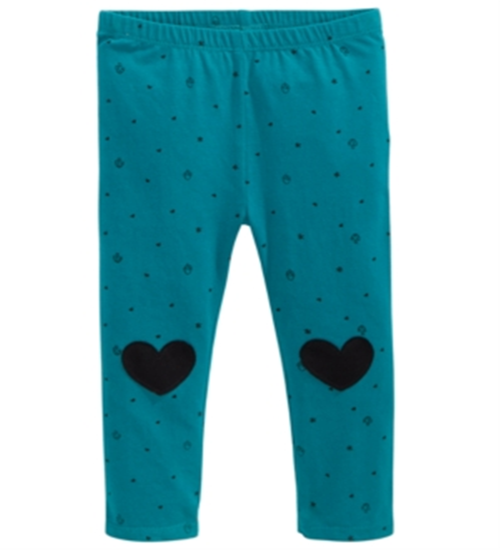 First Impressions Baby Girl's Printed Hearts Leggings Green Size 18MOS