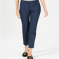 Charter Club Women's Bristol Printed Ankle Jeans Blue Size 18