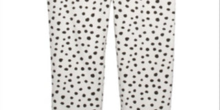 First Impressions Baby Girl's Animal Print Leggings White Size 24MOS