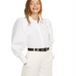 Danielle Bernstein Women's Puff Sleeve Bodysuit White Size X-Small