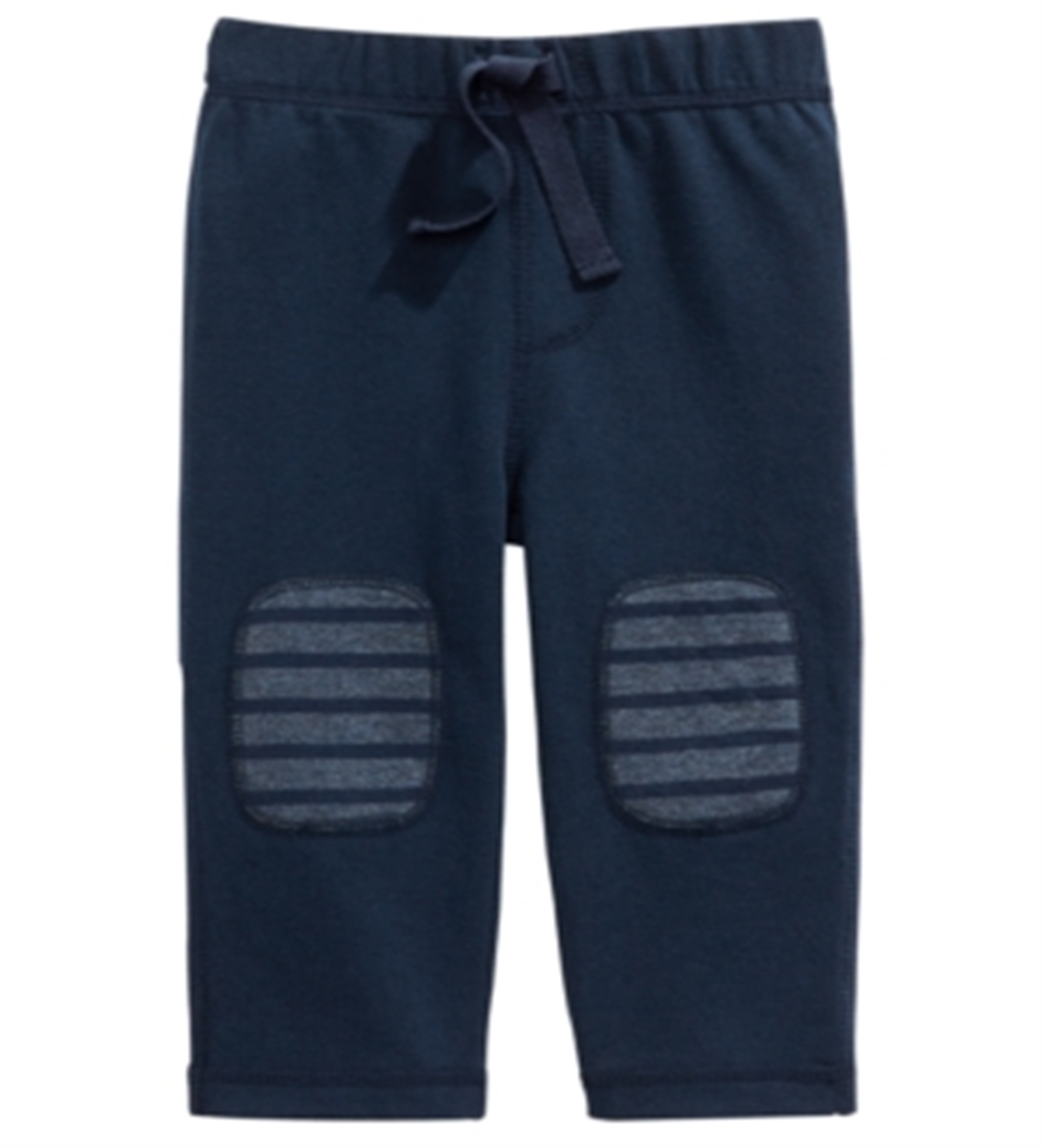 First Impressions Baby Boy's Knee Patch Pants Blue Size 18MOS