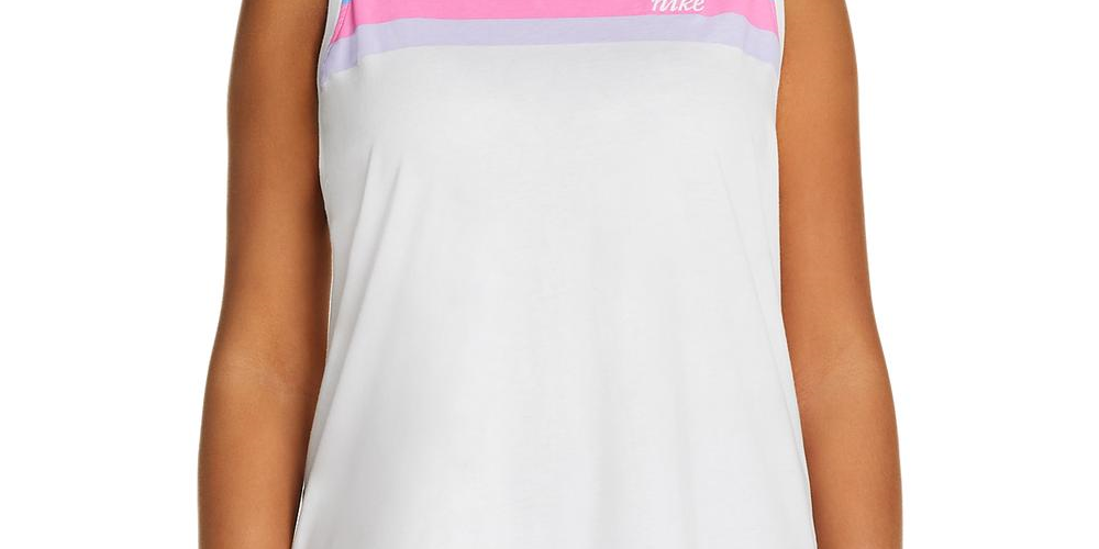Nike Women's Fitness Running Tank Top White Size 2X