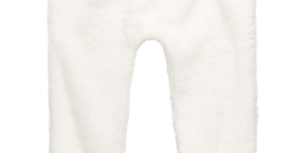 First Impressions Baby Boy's & Girl's Faux Sherpa Jogger Pants White Size 6-9MOS