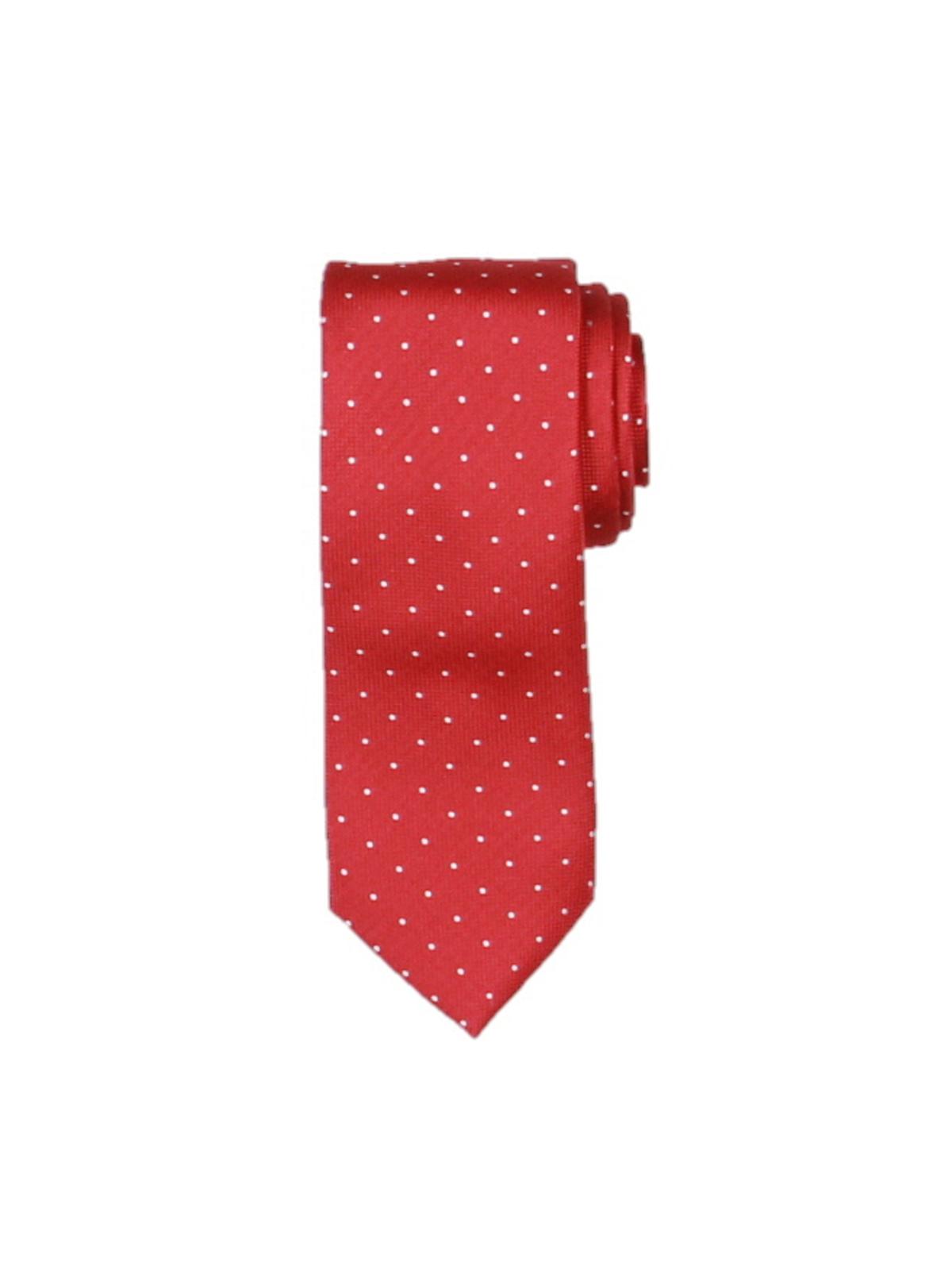 Nautica Men's Lundy Dot Print Professional Neck Tie Red Size Regular