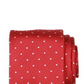 Nautica Men's Lundy Dot Print Professional Neck Tie Red Size Regular