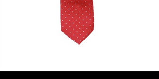 Nautica Men's Lundy Dot Print Professional Neck Tie Red Size Regular