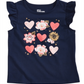 Epic Threads Toddler Girl's Hearts Print T-Shirt Blue Size 3T