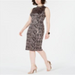 INC International Concepts Women's Mock Neck Sequin Lace Dress Black Size 12