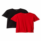 Ralph Lauren Boy's 2 Pack Crew Tee Underwear -Red/Grey  Size Medium