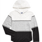 Univibe Big Boy's Brady Colorblocked Hoodie Black Size XX-Large