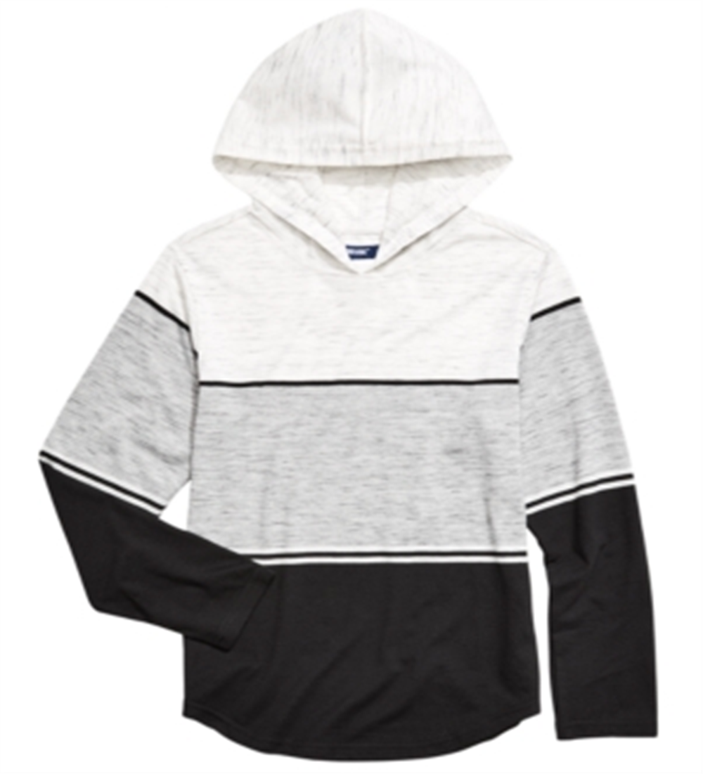Univibe Big Boy's Brady Colorblocked Hoodie Black Size XX-Large