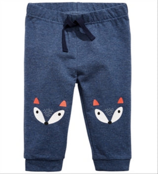 First Impressions Baby Boy's Fox Jogger Pants Blue Size 24MOS