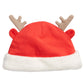 First Impressions Baby Reindeer Faux Fur Trim Hat Red Size 0-6 MOS