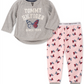 Tommy Hilfiger Toddler Little & Big Girl's 2 Pc Butterfly Pajama Set Gray Size 2XS