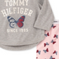 Tommy Hilfiger Toddler Little & Big Girl's 2 Pc Butterfly Pajama Set Gray Size 2XS