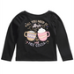 Epic Threads Toddler Girl's Love & Hot Cocoa T-Shirt Black Size 3T