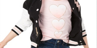 Epic Threads Little Girl's Hearts Print T-Shirt Pink Size 5