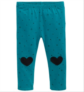 First Impressions Baby Girl's Printed Hearts Leggings Green Size 3-6MOS