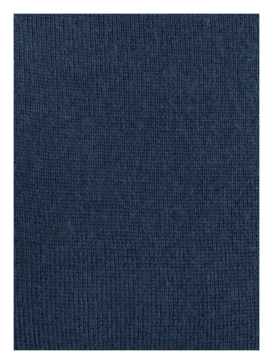 Charter Club Women's Merino Wool Button Cuff Crewneck Sweater Blue Size X-Small