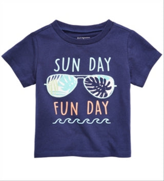 First Impressions Baby Boy's Fun Day Graphic T-Shirt Blue Size 18 Months