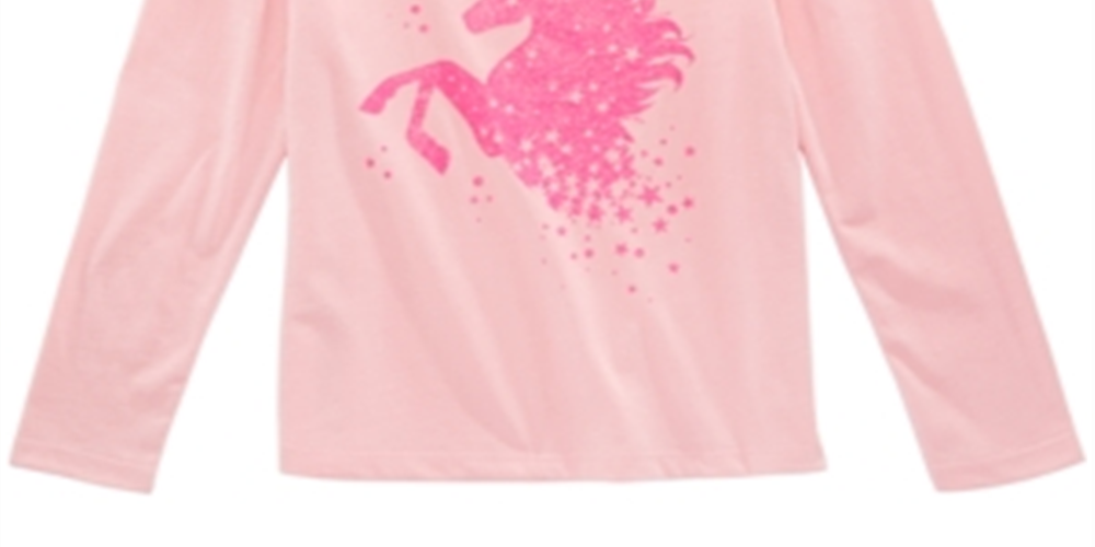Epic Threads Little Girl's Glitter Unicorn T-Shirt Pink Size 5