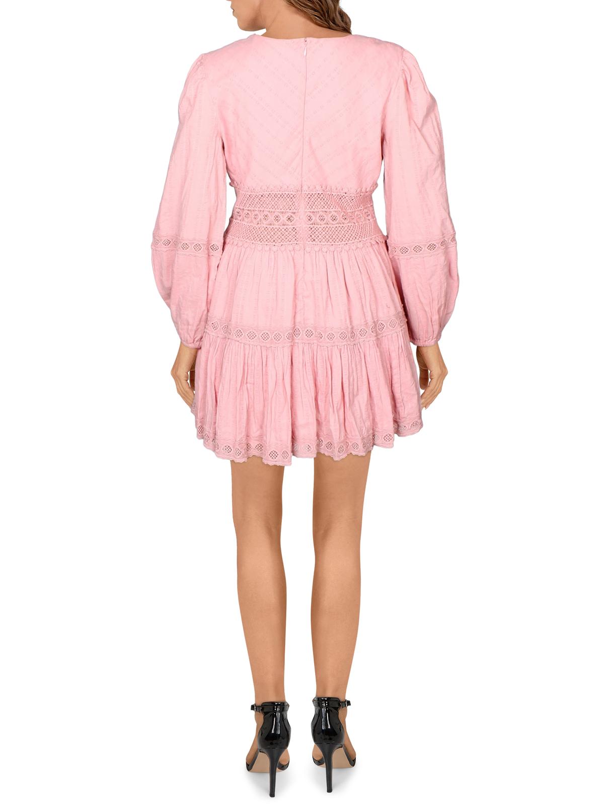 Free People Women's the Delightful MIDI Dress Pink Size 12