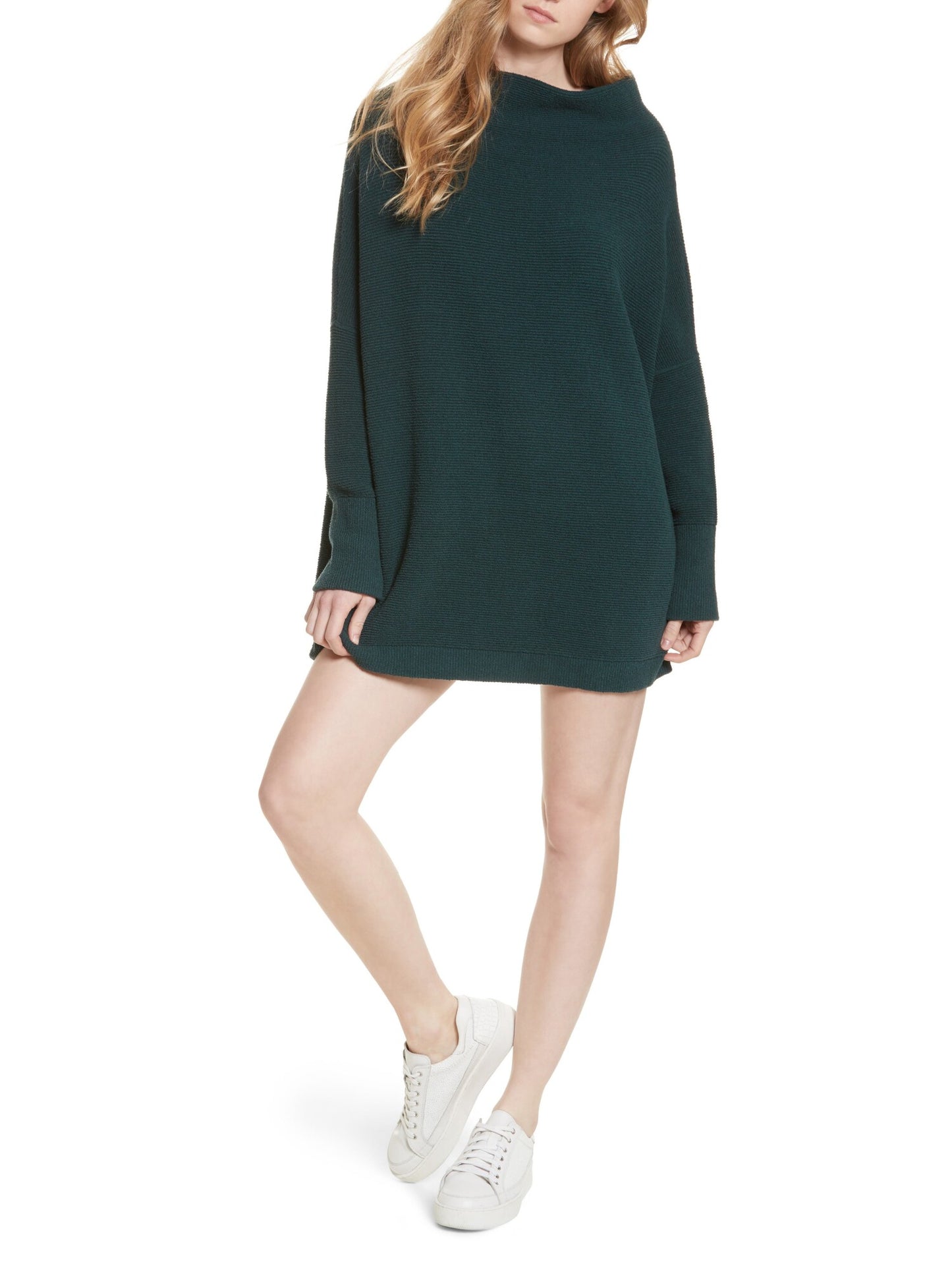 Free People Women's Ottoman Slouchy Tunic -Green Size Medium
