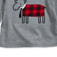 First Impressions Baby Boy's Elk Applique T-Shirt Gray Size 3-6 Months