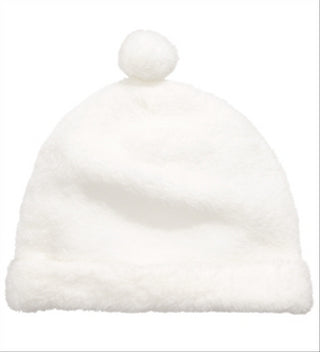 First Impressions Baby Boy's & Girl's Faux Sherpa Pom Pom Hat White Size 6-12 MOS