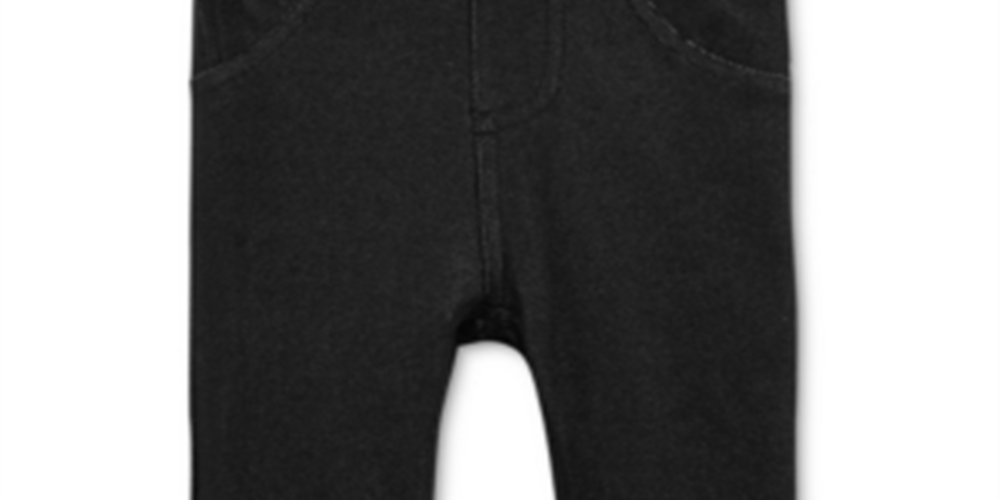 First Impressions Baby Girl's Denim Jeggings Black Size 12MOS