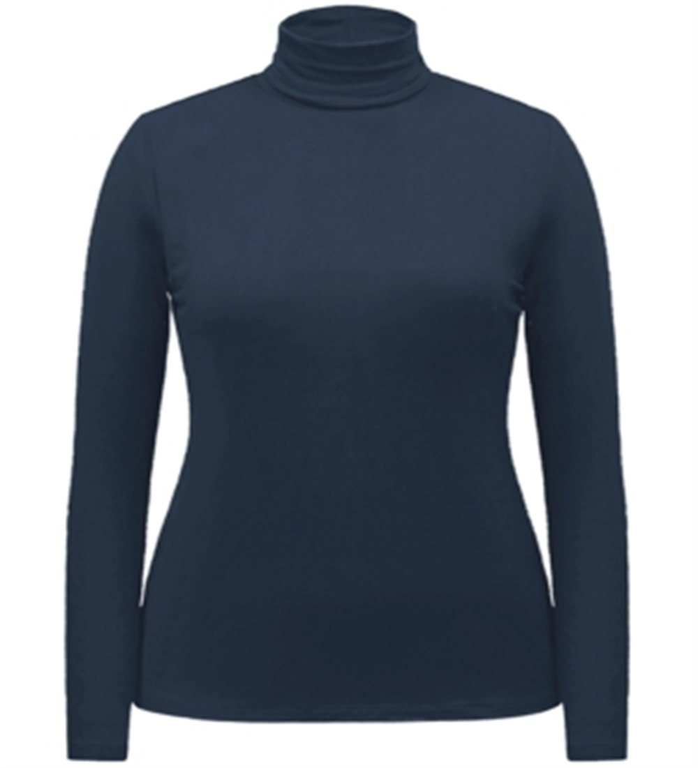 Style & Co Women's Turtleneck Top Blue Size Small