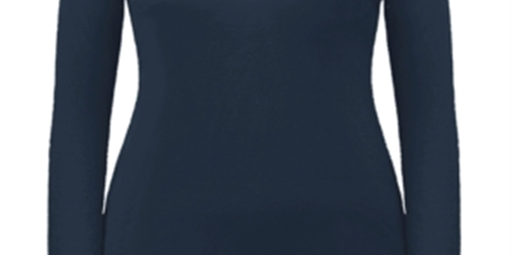 Style & Co Women's Turtleneck Top Blue Size Small