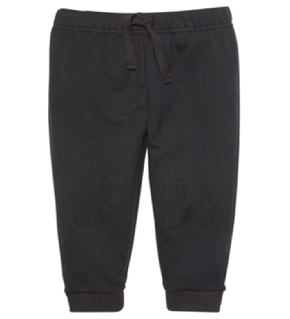 First Impressions Baby Boy's Paw Print Jogger Pants -Black Size 18 Months