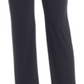 NY Collection Women's Pull on Straight Leg Pants -Navy Size Petite Large