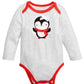 First Impressions Infant Girl's Penguin Bodysuit Gray Size Newborn