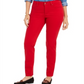 Charter Club Women's Bristol Skinny Ankle Jeans Red Size -8