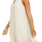 JM Collection Women's Lace Inset Shift Dress Brown Size X-Small