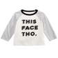 First Impressions Baby Boy's This Face Print T-Shirt White Size 24 Months