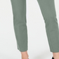 Charter Club Women's Newport Tummy Control Slim Fit Pants Green Size 12