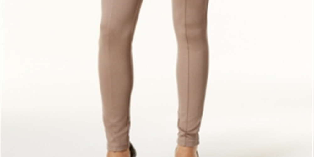 Style & Co Women's Ponte Leggings Brown Size XX-Large