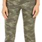 Style & Co Women's Camo Print Capri Pants Green Size XX-Large