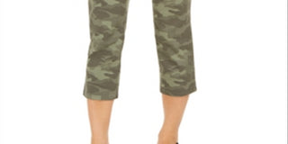 Style & Co Women's Camo Print Capri Pants Green Size XX-Large